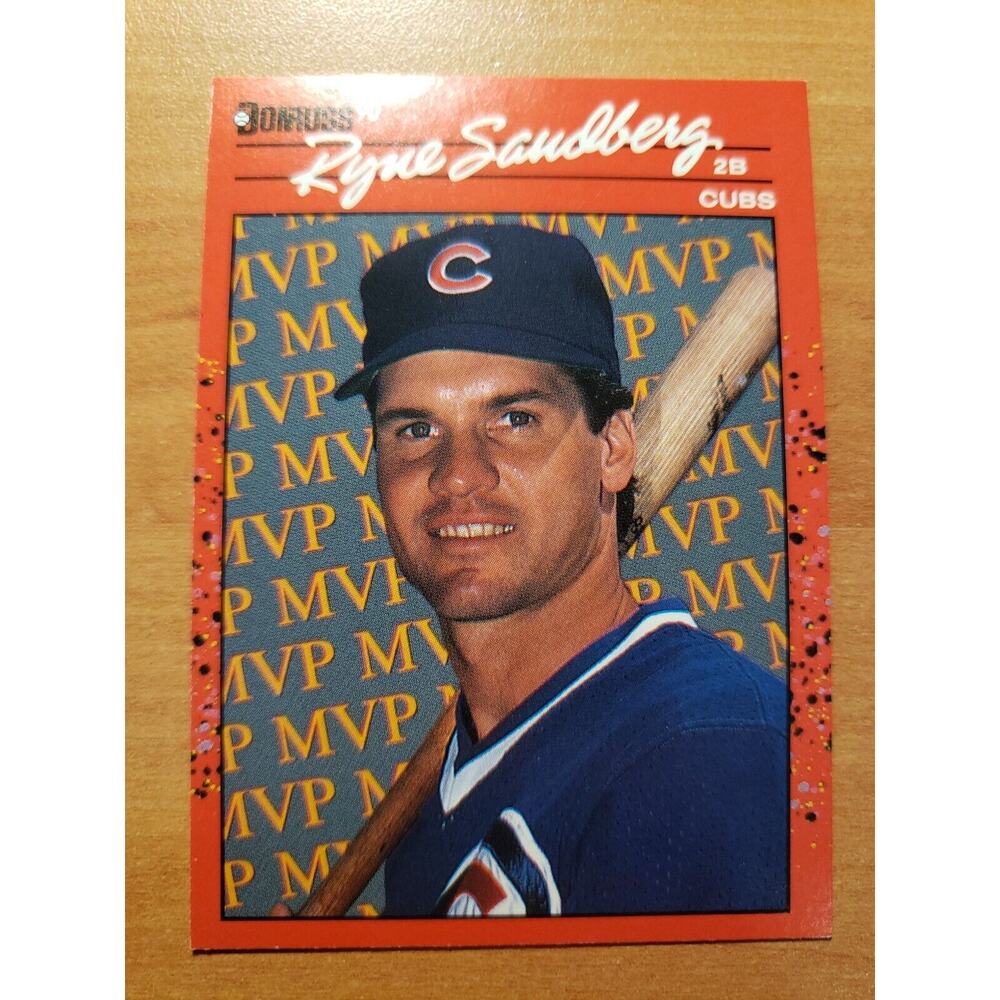 Ryne Sandberg 1990 Donruss #BC-10 - MVP - Chicago Cubs - MLB